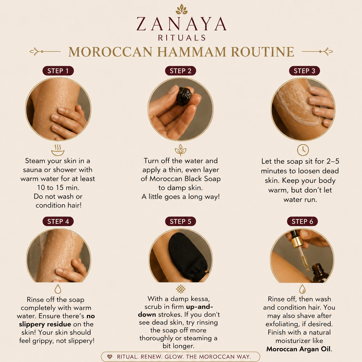 Exfoliating Moroccan Kessa Glove